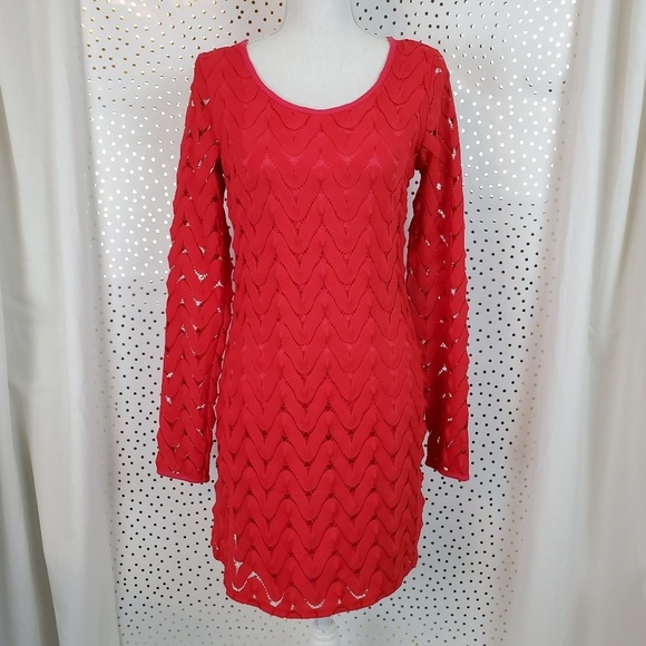 Free People Wild Thing Mini Dress in Strawberry - Picture 2 of 7